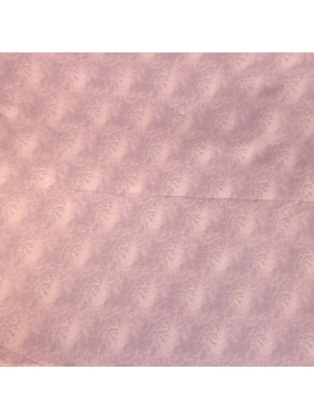 Lavender Purple 108 Inch Wide Cotton Fabric 3.5 Yards White Leaf Vine Print Quil